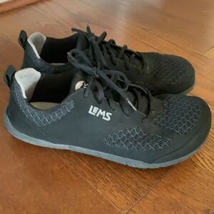LEMS Men's Black Athletic Shoes 10.5